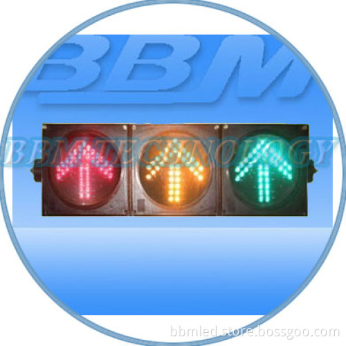 200mm Arrow Battery Traffic Light of Red Green Yellow Colors